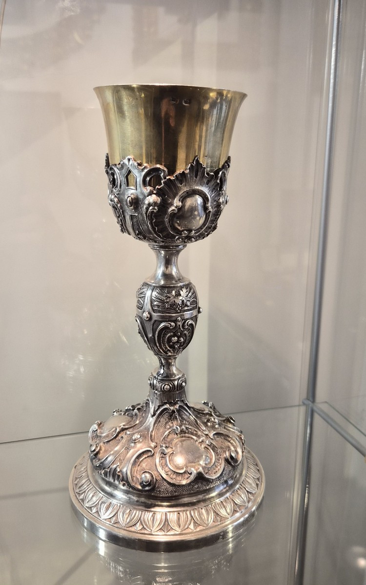 Calice eucaristico argento,Napoli XVIII secolo