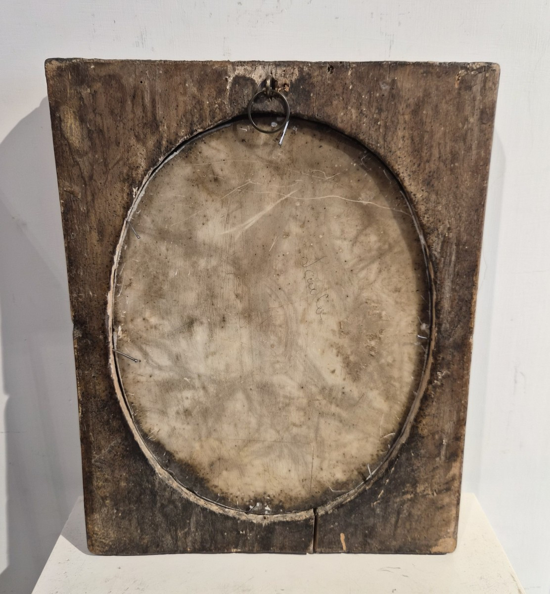 Santa Cecilia,dipinto su alabastro-photo-1