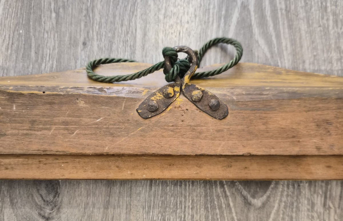 Cornice napoletana in legno dorato a vassoio-photo-2