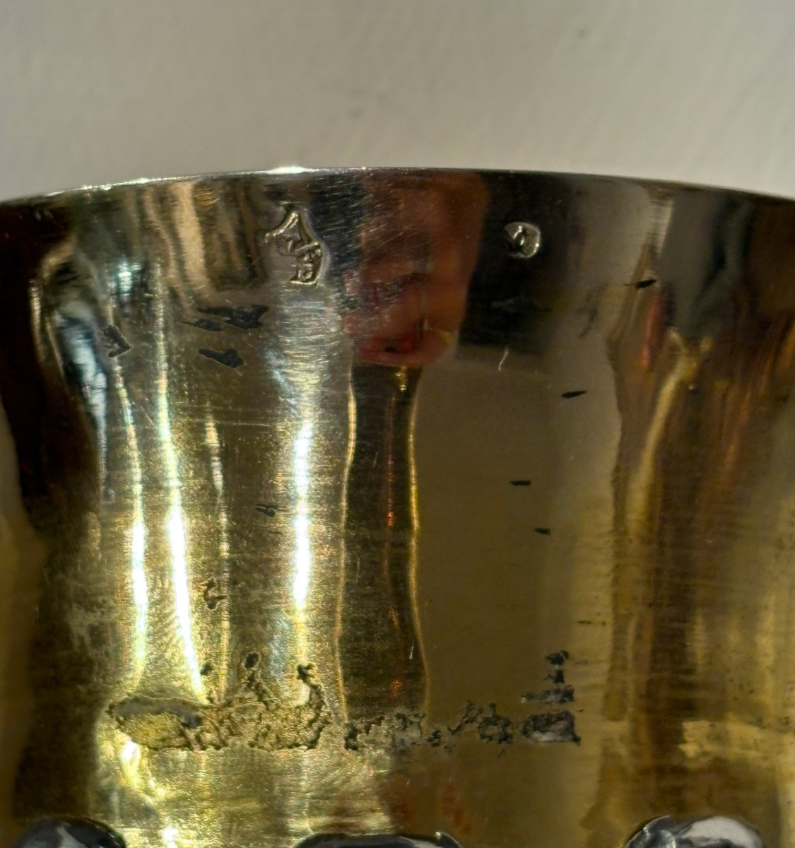 Calice liturgico  in argento, Roma XVIII sec.-photo-2