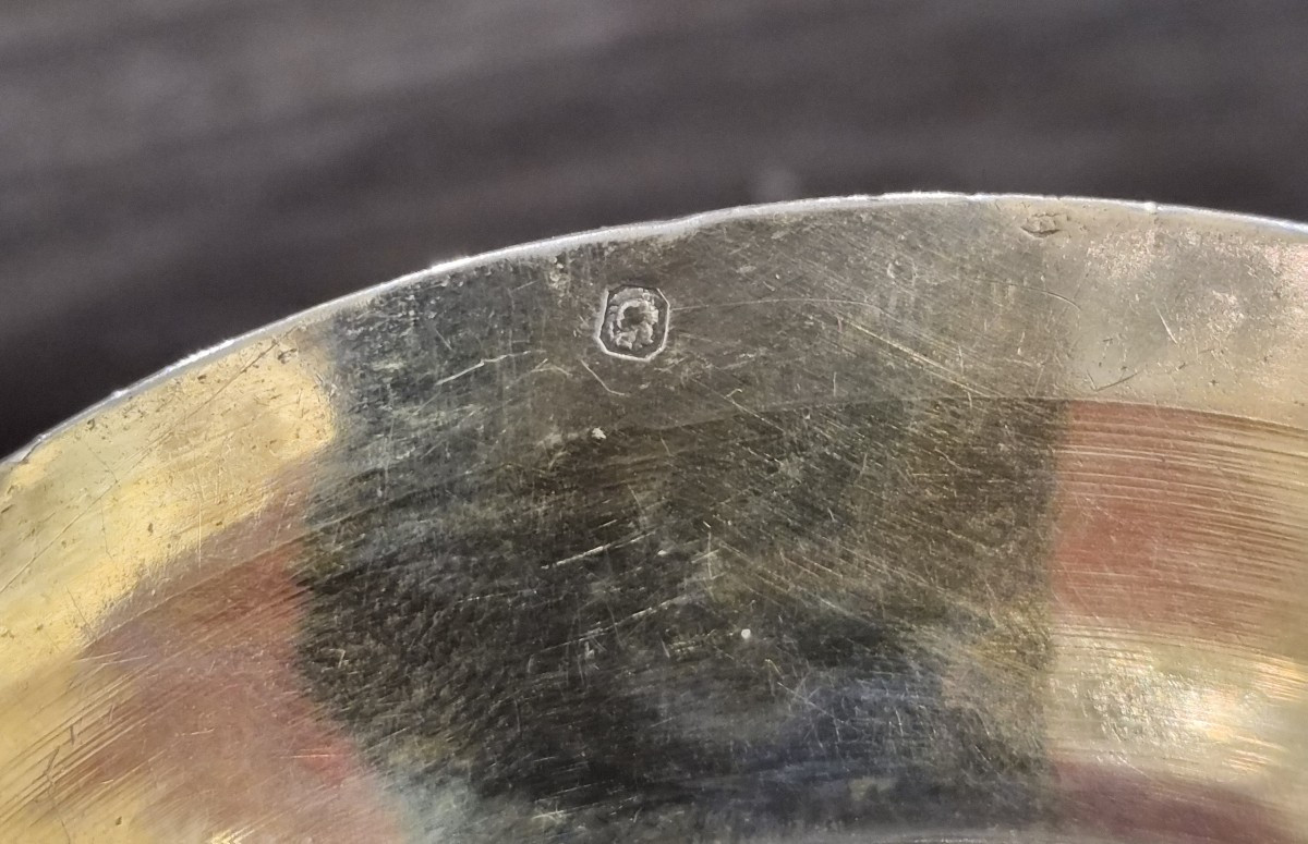 Patena d'altare tipo "Agnus Dei" in argento-photo-2