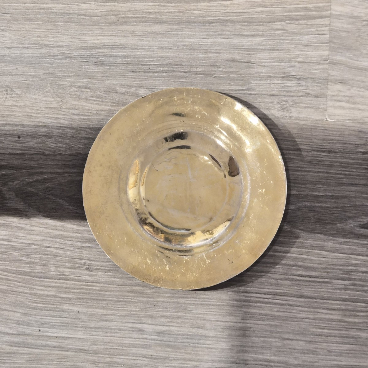 Patena d'altare tipo "Agnus Dei" in argento-photo-2