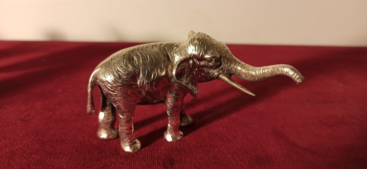 Éléphant En Argent