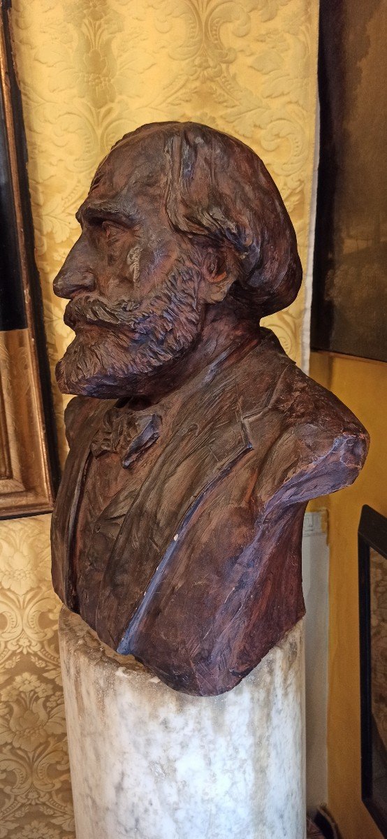 Giuseppe Verdi, Buste En Terre Cuite-photo-2