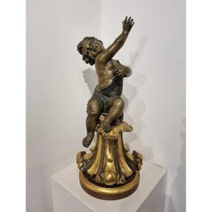 Putto in bronzo