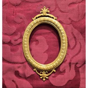 Cornice in bronzo dorato d'epoca Luigi XVI