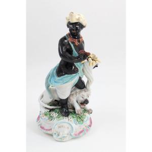 Derby Porcelain Allegorical Figure Of Africa, Circa 1765