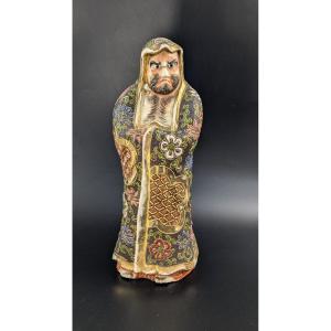 Antique Figurine ‘daruma Monk’ By Satsuma, Japan, Edo Period