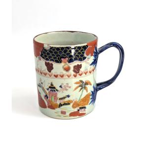 Kangxi Imari  Large Porcelain Mug 'tankard', 1700s