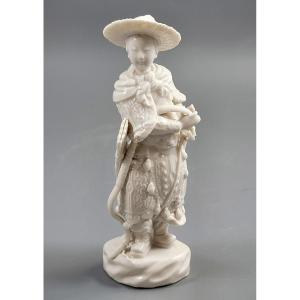 Dehua Blanc De Chine Huntress (female Archer), C.1890