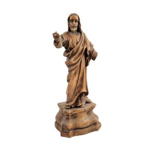 A Fine South German Baroque Carved Lindenwood Figure Of Christ, C. 1700