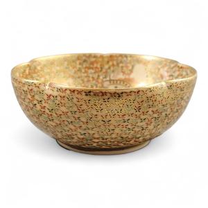 Hododa Satsuma Bowl “thousand Butterflies”, Yokohama, Late Meiji, C. 1895–1910