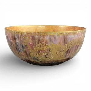 Daisy Makeig-jones Wedgwood Lustre Dragon Bowl, Pattern Z4823, C. 1915