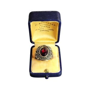 Heavy 10k Gold Csun Class Ring 1983, Jostens