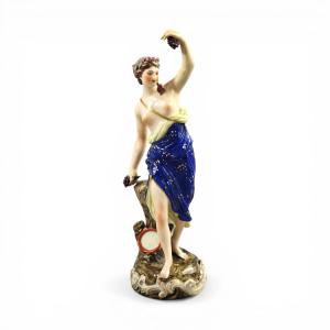 Samson Paris Porcelain Bacchante Figure, Derby Style, C. 1860–1870