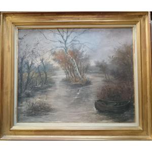 Jules Sauvenière Lake Landscape