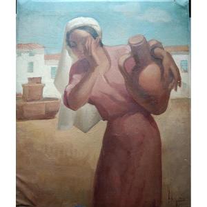 Orientalist School "the Jar Carrier"