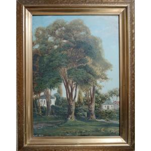 "in The Shade Of Beautiful Trees" Rueil 1878-81. 