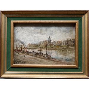 "the Institut De France Seen From The Right Bank Of The Seine"