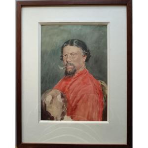 "portrait Of The Prose Writer Sergei Terpigorev"