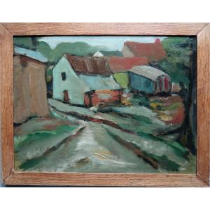 Fauvism "the Entrance To The Deserted Village"