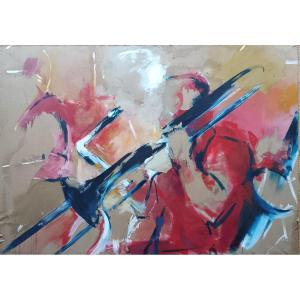Figurative Abstraction "the Trumpeter"