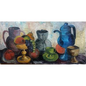 Modern School "variegated Still Life"