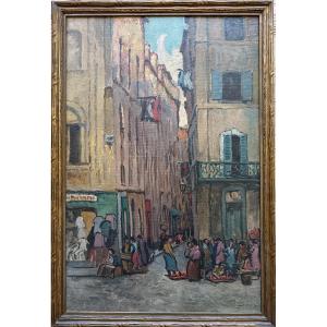 Juliaan Severin "small Market In Old Nice"
