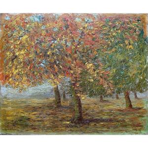 Neo-impressionist School "indian Summer"