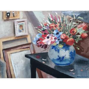 Abraham Weinbaum “a Little Corner Of A Flowery Studio”