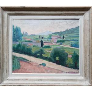 "la Montagne Sainte-victoire Vue Du Hameau"