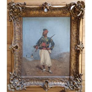Alphonse Chigot "the Guard Of The Algerian Rifleman"