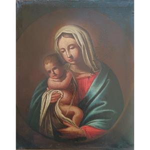 17th-century Italian School "virgin And Child"