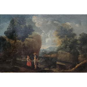 Francisco Collantes' Entourage Of "charming Conversation On A Stormy Evening"