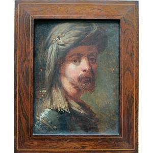 Orientalist School "gentleman Dressed In Oriental Style"
