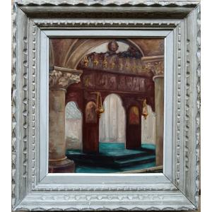 Orientalist School "interior Of An Eastern Orthodox Church"