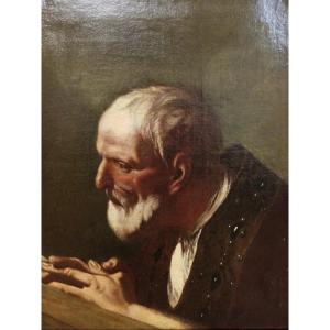 Giovanni Battista Piazzetta Entourage Of "saint Philip Neri In Prayer"