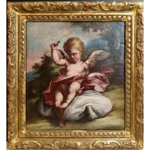 17th-century Italian School "the Angel Of The Passion"