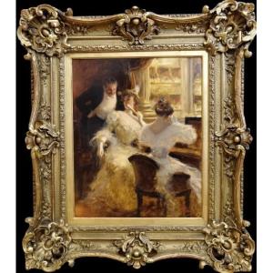 Theater Universe. Albert Guillaume "conversation Galante Dans La Loge"