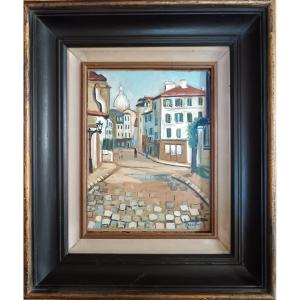Paris Montmartre. Lucien Genin "rue Norvins"