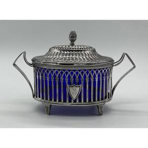 Silver Sugar Bowl, 18th Century, 1st Rooster