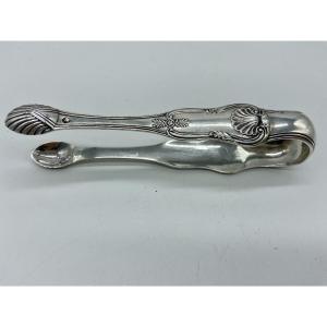 Silver Sugar Tongs, 19th Century.