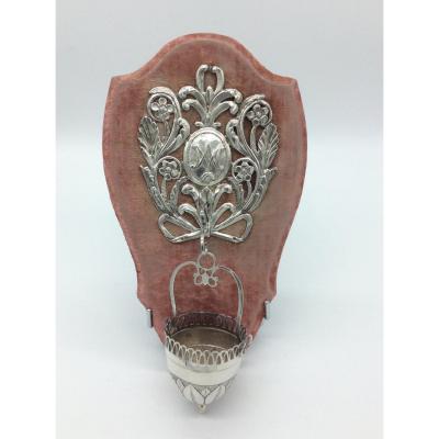 Italian Silver Stoup XIX Century