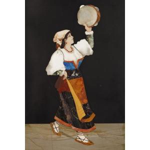 Marble Marquetry Plate