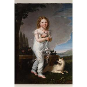 Large Portrait Of Marie De Langalerie