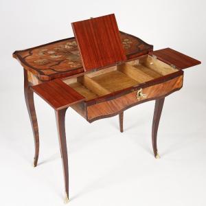Table With Mechanism Stamped By Louis Moreau