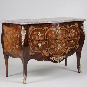 Curved Chest Of Drawers On All Sides Attributed To Pierre Migeon