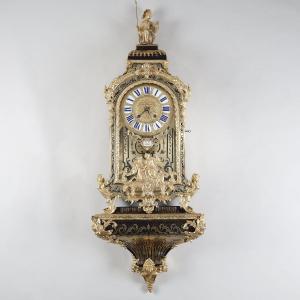 Very Large Regency Period In Boulle Five-color Cartel By Cogniet, Paris