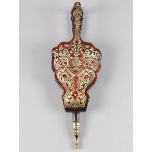 Bellows In Boulle Marquetry Of Red Tortoiseshell