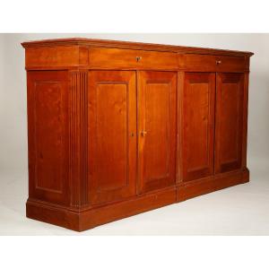 Very Large Sideboard Stamped By Jacob In Solid Mahogany 